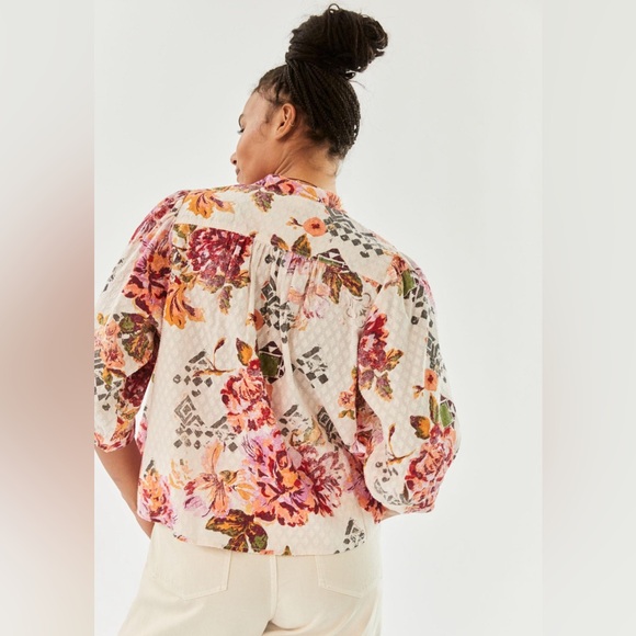 Pilcro Cropped Surf Blouse - Picture 3 of 5